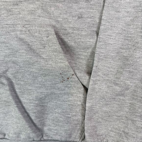 Quiksilver Big Logo grey streetwear surfwear pullover hoodie mens Large - Picture 3 of 12